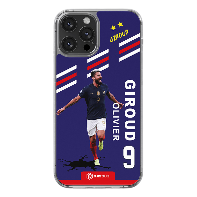 Coque joueur OLIVIER GIROUD EQUIPE DE FRANCE EDF 2022 - TEAMCOQUES
