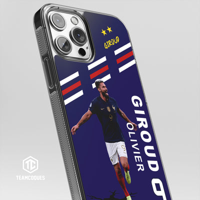 Coque joueur OLIVIER GIROUD EQUIPE DE FRANCE EDF 2022 - TEAMCOQUES