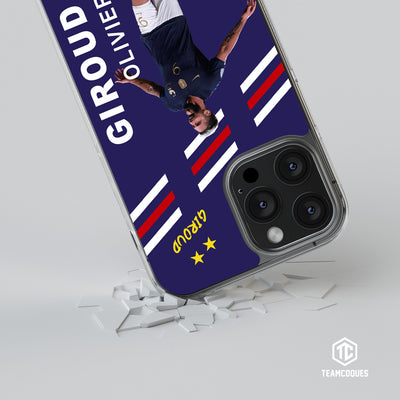 Coque joueur OLIVIER GIROUD EQUIPE DE FRANCE EDF 2022 - TEAMCOQUES