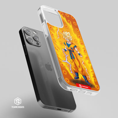 Coque design DRAGON BALL - SON GOKU 06 SUPER SAIYAN JAUNE - TEAMCOQUES