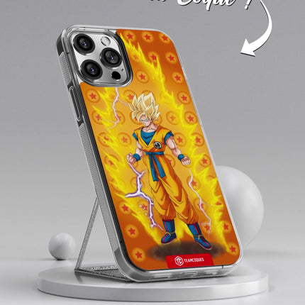 Vidéo Coque design DRAGON BALL - SON GOKU 06 SUPER SAIYAN JAUNE - TEAMCOQUES