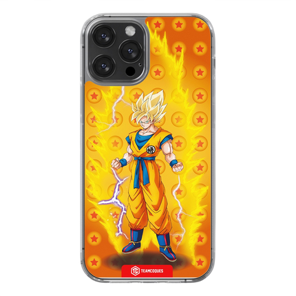 Coque design DRAGON BALL - SON GOKU 06 SUPER SAIYAN JAUNE - TEAMCOQUES