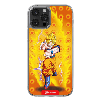 Coque design DRAGON BALL - SON GOKU 07 SUPER SAIYAN JAUNE KAME HAME HA - TEAMCOQUES