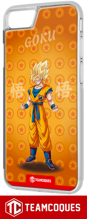 Coque design DRAGON BALL - SON GOKU 06 SUPER SAIYAN JAUNE - TEAMCOQUES