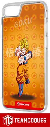 Coque design DRAGON BALL - SON GOKU 07 SUPER SAIYAN JAUNE KAME HAME HA - TEAMCOQUES