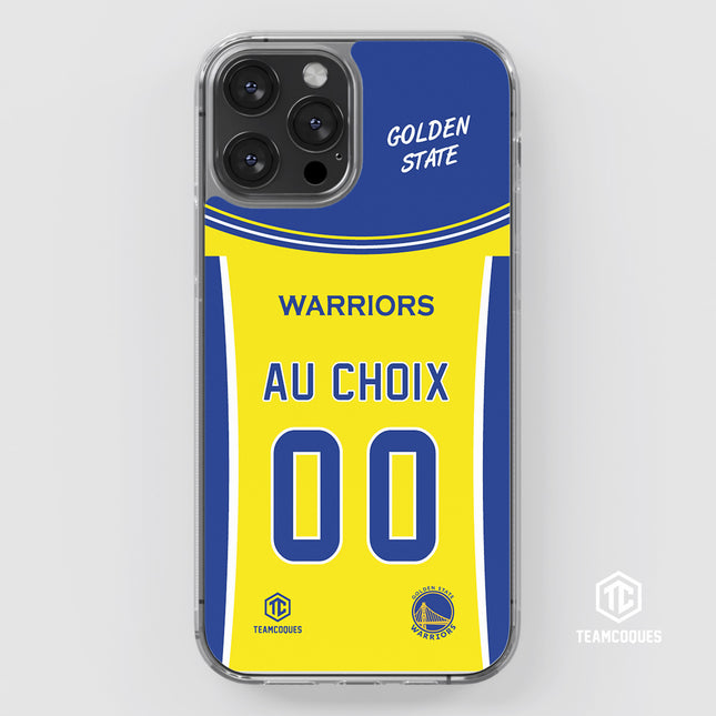 Coque basket NBA GOLDEN STATE WARRIORS personnalisable - TEAMCOQUES