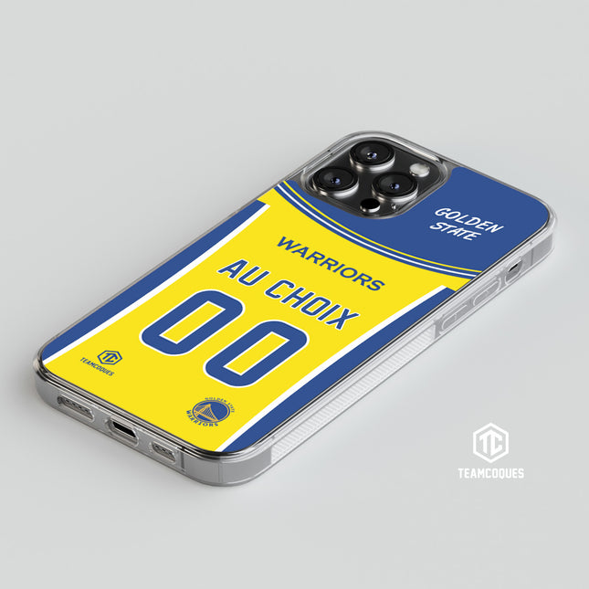 Coque basket NBA GOLDEN STATE WARRIORS personnalisable - TEAMCOQUES