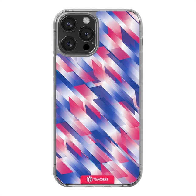 Coque design GRAPHIQUE 01 TRICOLORE ROSE - TEAMCOQUES