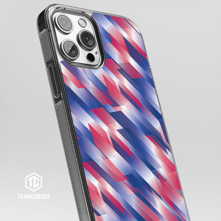 Coque design GRAPHIQUE 01 TRICOLORE ROSE - TEAMCOQUES