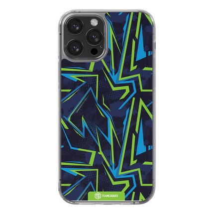 Coque design GRAPHIQUE 02 BLEU VERT - TEAMCOQUES