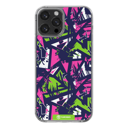 Coque design GRAPHIQUE 03 VIOLET VERT - TEAMCOQUES