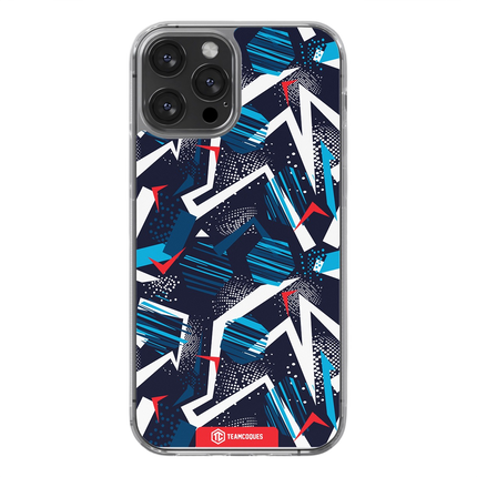 Coque design GRAPHIQUE 04 TRICOLORE BLEU - TEAMCOQUES