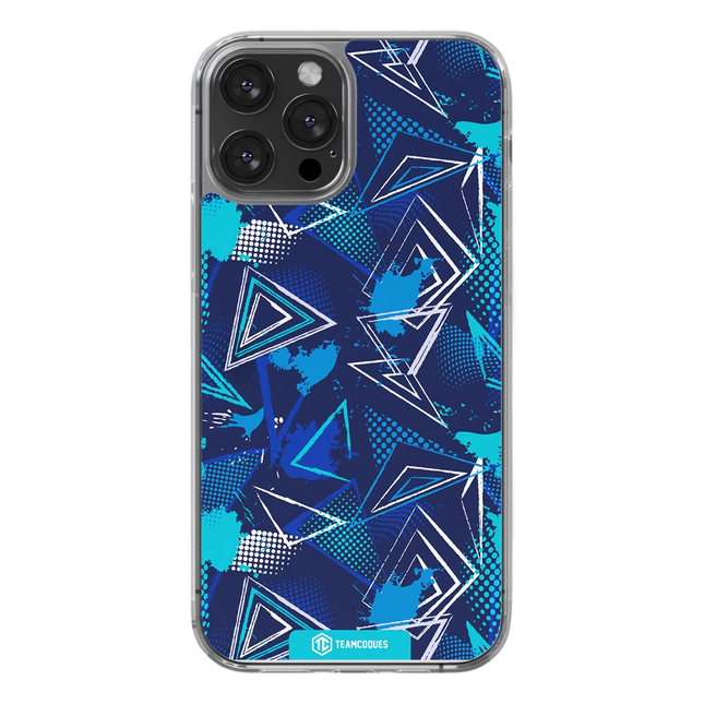 Coque design GRAPHIQUE 05 BLEU MARINE CIEL - TEAMCOQUES