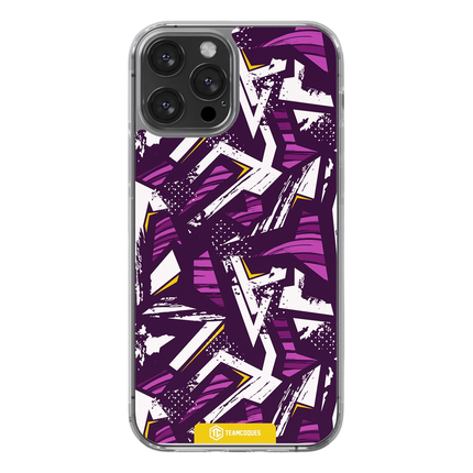 Coque design GRAPHIQUE 06 VIOLET ORANGE - TEAMCOQUES