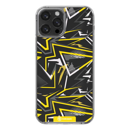 Coque design GRAPHIQUE 06 VIOLET ORANGE - TEAMCOQUES