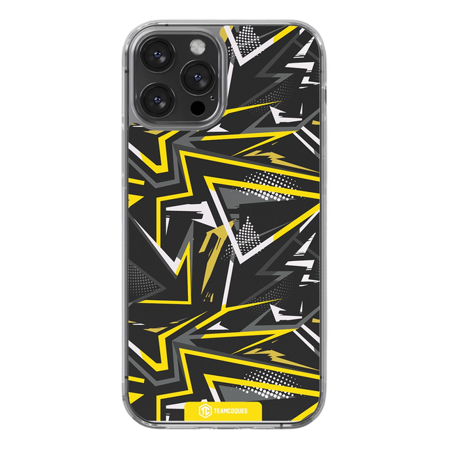 Coque design GRAPHIQUE 06 VIOLET ORANGE - TEAMCOQUES