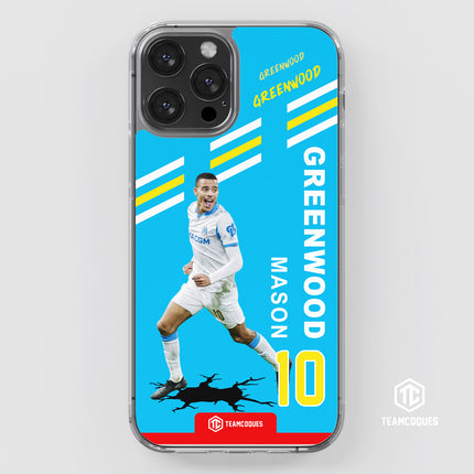 Coque joueur MASON GREENWOOD MARSEILLE OM - TEAMCOQUES