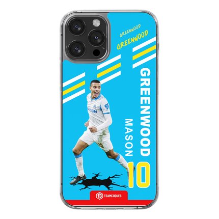 Coque joueur MASON GREENWOOD MARSEILLE OM - TEAMCOQUES