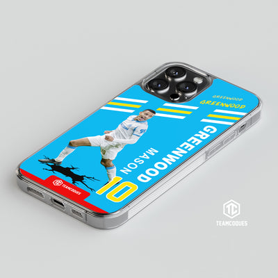 Coque joueur MASON GREENWOOD MARSEILLE OM - TEAMCOQUES