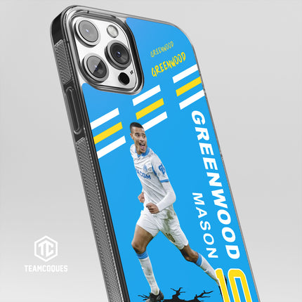 Coque joueur MASON GREENWOOD MARSEILLE OM - TEAMCOQUES