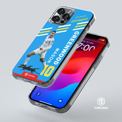 Coque joueur MASON GREENWOOD MARSEILLE OM - TEAMCOQUES