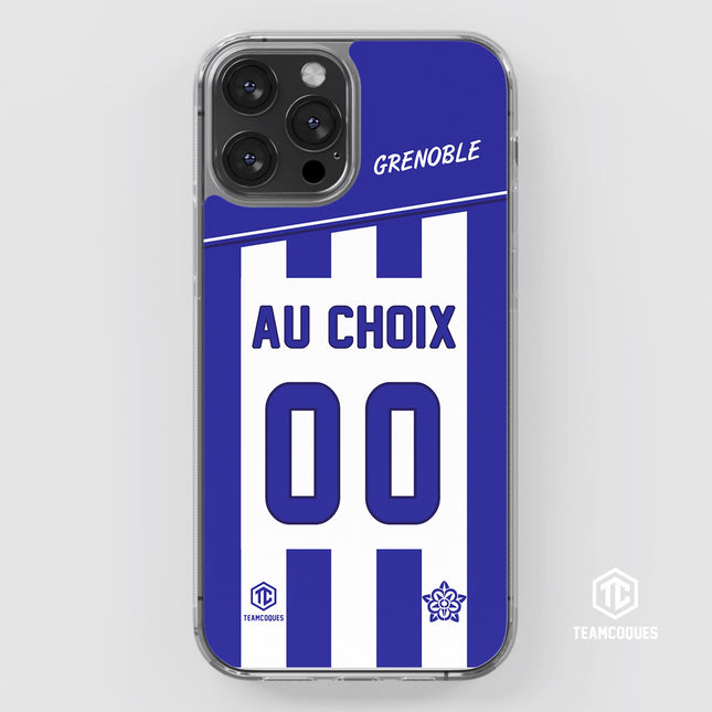 Coque foot GRENOBLE personnalisable - TEAMCOQUES