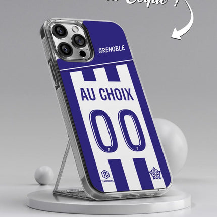 Vidéo Coque foot GRENOBLE personnalisable - TEAMCOQUES