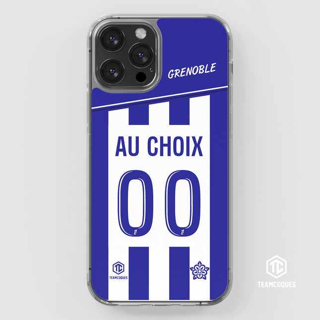 Coque foot GRENOBLE personnalisable - TEAMCOQUES