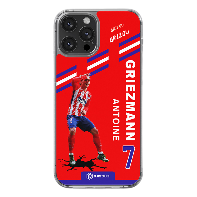 Coque joueur ANTOINE GRIEZMANN GRIZOU ATLETICO MADRID - TEAMCOQUES