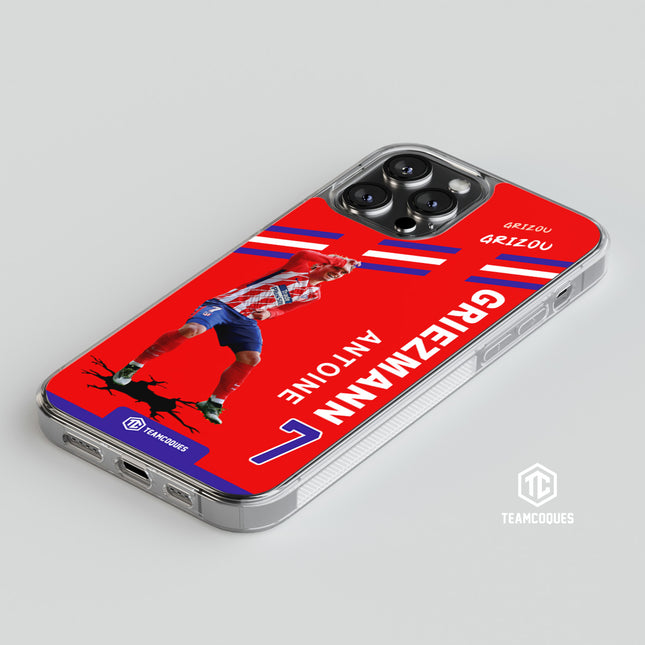 Coque joueur ANTOINE GRIEZMANN GRIZOU ATLETICO MADRID - TEAMCOQUES