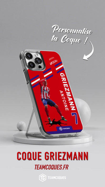 Vidéo Coque joueur ANTOINE GRIEZMANN GRIZOU ATLETICO MADRID - TEAMCOQUES