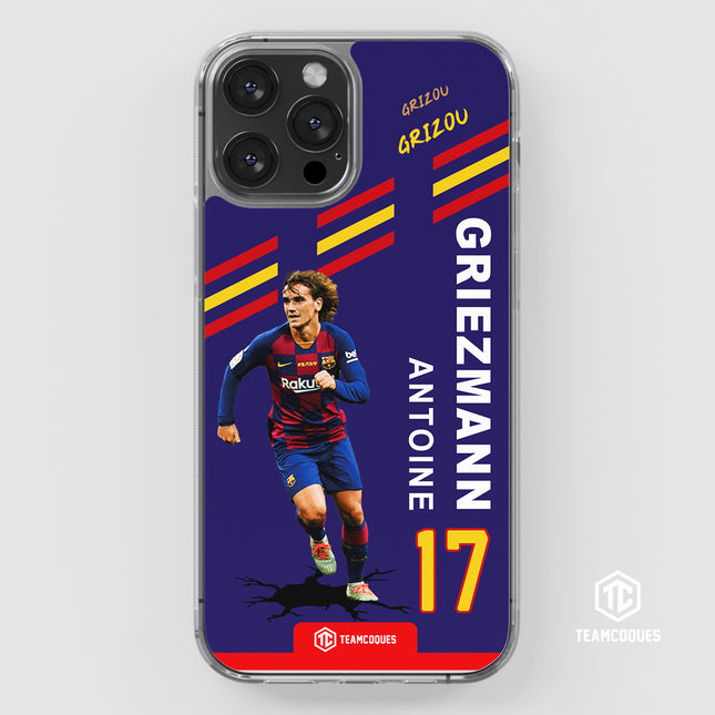 Coque joueur ANTOINE GRIEZMANN GRIZOU BARCELONE BARÇA - TEAMCOQUES