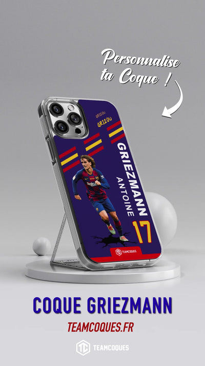 Vidéo Coque joueur ANTOINE GRIEZMANN GRIZOU BARCELONE BARÇA - TEAMCOQUES