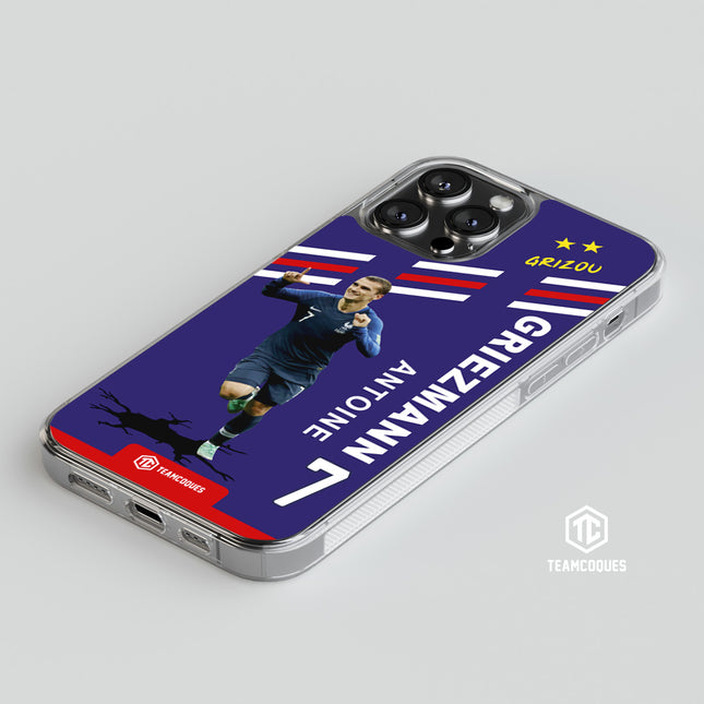 Coque joueur ANTOINE GRIEZMANN GRIZOU EQUIPE DE FRANCE 2018 - TEAMCOQUES