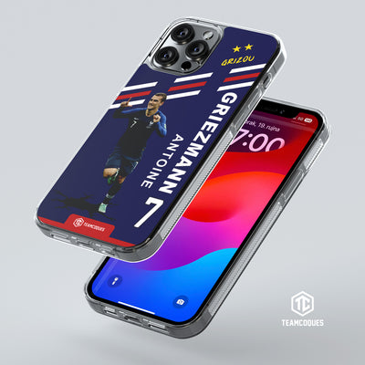 Coque joueur ANTOINE GRIEZMANN GRIZOU EQUIPE DE FRANCE 2018 - TEAMCOQUES