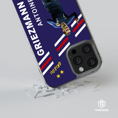 Coque joueur ANTOINE GRIEZMANN GRIZOU EQUIPE DE FRANCE 2018 - TEAMCOQUES