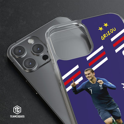 Coque joueur ANTOINE GRIEZMANN GRIZOU EQUIPE DE FRANCE 2018 - TEAMCOQUES
