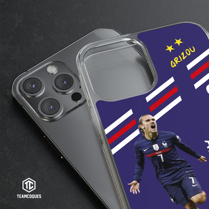 Coque joueur ANTOINE GRIEZMANN GRIZOU EQUIPE DE FRANCE 2020 - TEAMCOQUES