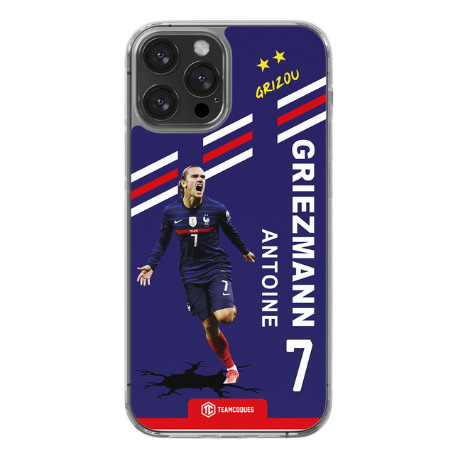 Coque joueur ANTOINE GRIEZMANN GRIZOU EQUIPE DE FRANCE 2020 - TEAMCOQUES