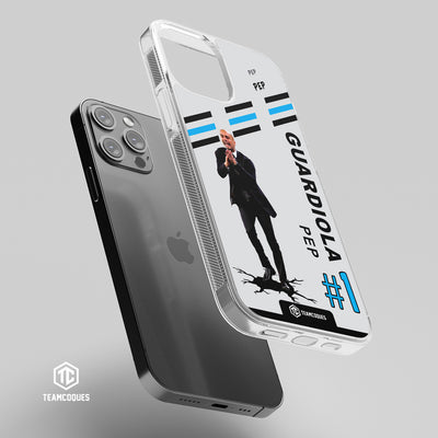 Coque joueur PEP GUARDIOLA COACH ENTRAÎNEUR - TEAMCOQUES