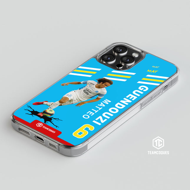 Coque joueur MATTEO GUENDOUZI MARSEILLE OM - TEAMCOQUES