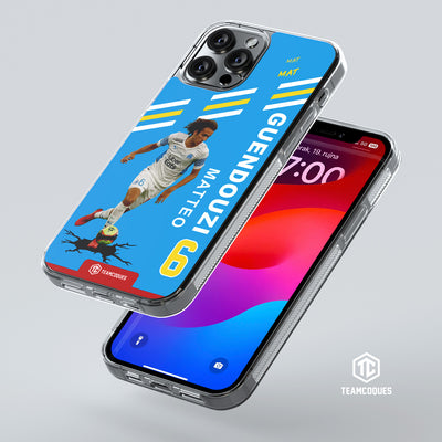 Coque joueur MATTEO GUENDOUZI MARSEILLE OM - TEAMCOQUES