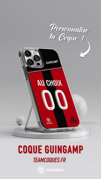 Vidéo Coque foot GUINGAMP EAG personnalisable - TEAMCOQUES