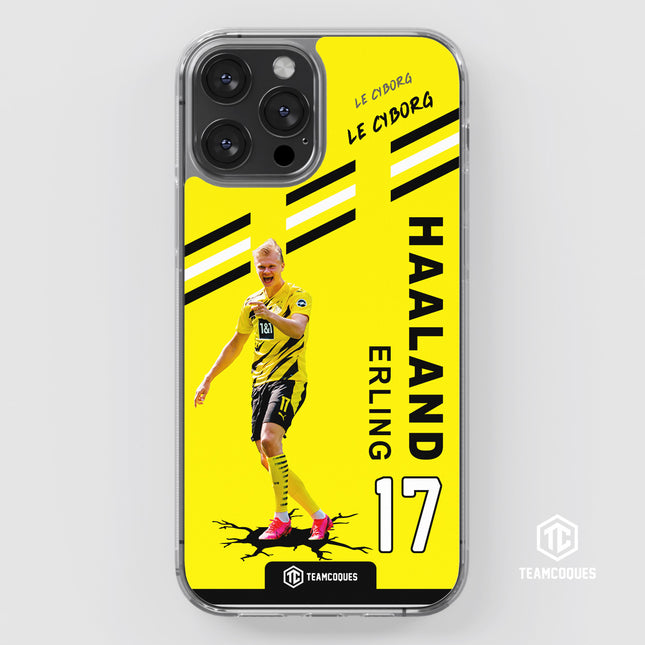 Coque joueur ERLING HAALAND HALAND DORTMUND BVB - TEAMCOQUES