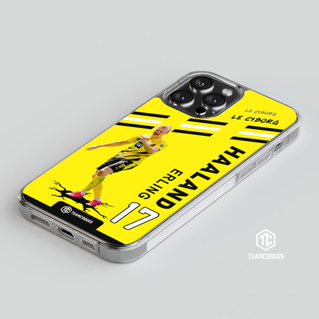 Coque joueur ERLING HAALAND HALAND DORTMUND BVB - TEAMCOQUES