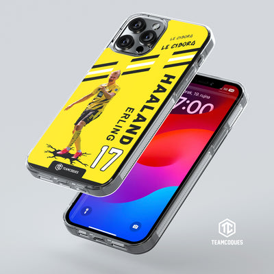 Coque joueur ERLING HAALAND HALAND DORTMUND BVB - TEAMCOQUES