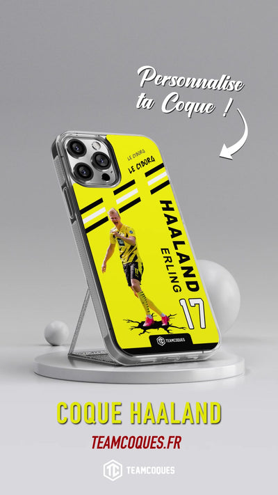 Vidéo Coque joueur ERLING HAALAND HALAND DORTMUND BVB - TEAMCOQUES