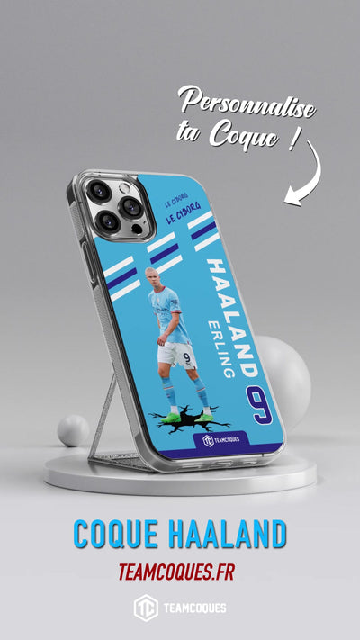 Vidéo Coque joueur ERLING HAALAND HALAND MANCHESTER MAN CITY - TEAMCOQUES