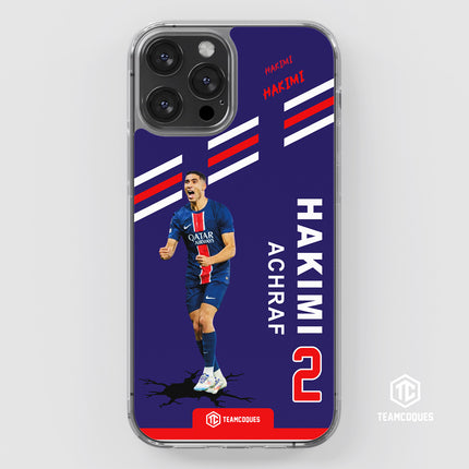 Coque joueur ACHRAF HAKIMI PARIS - TEAMCOQUES