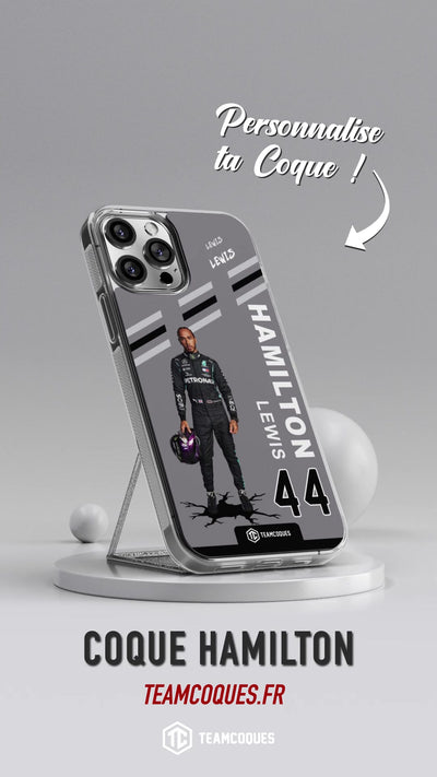 Vidéo Coque joueur LEWIS HAMILTON FORMULE 1 F1 - TEAMCOQUES